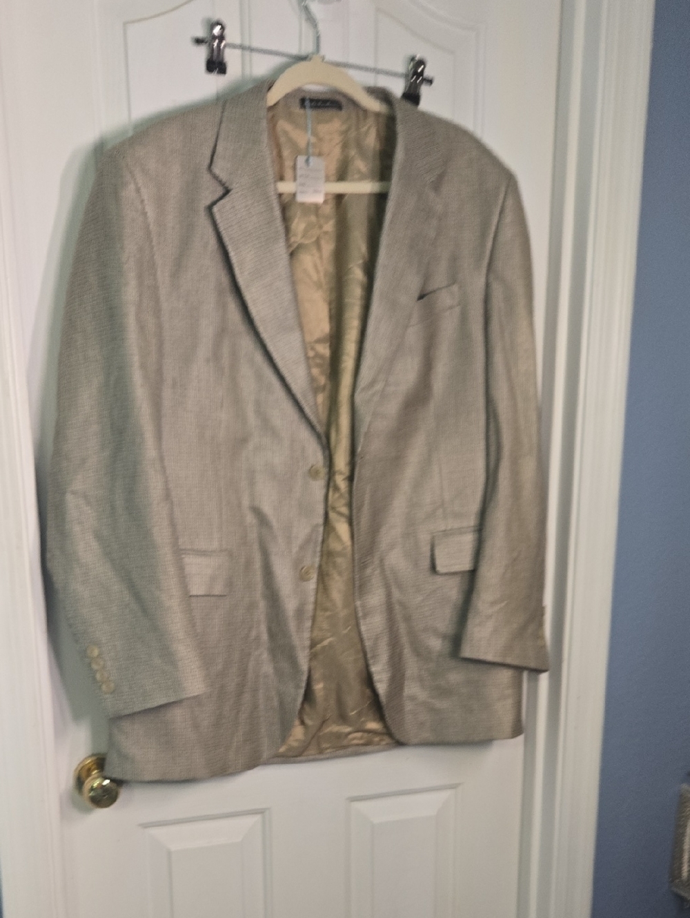 Ralph Lauren Light Tan Silk Sport Coat
